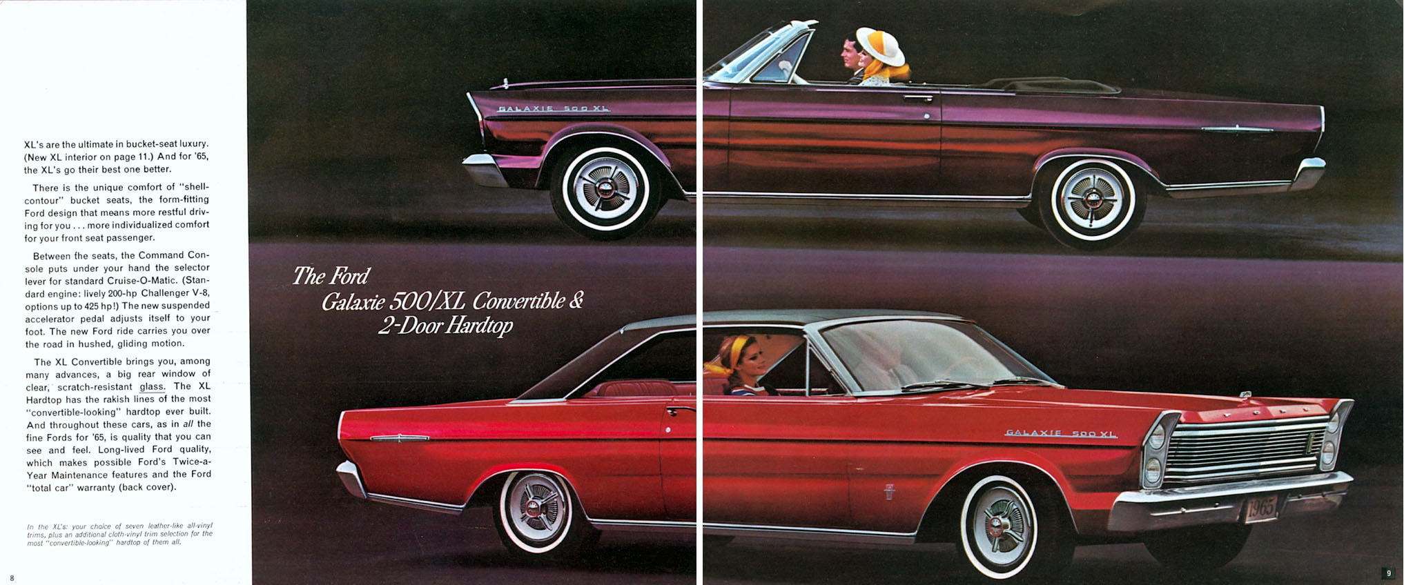 1965 Ford Brochure Page 1